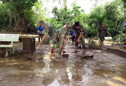 Tuổi trẻ Bình Định chung tay khắc phục hậu quả mưa lũ 